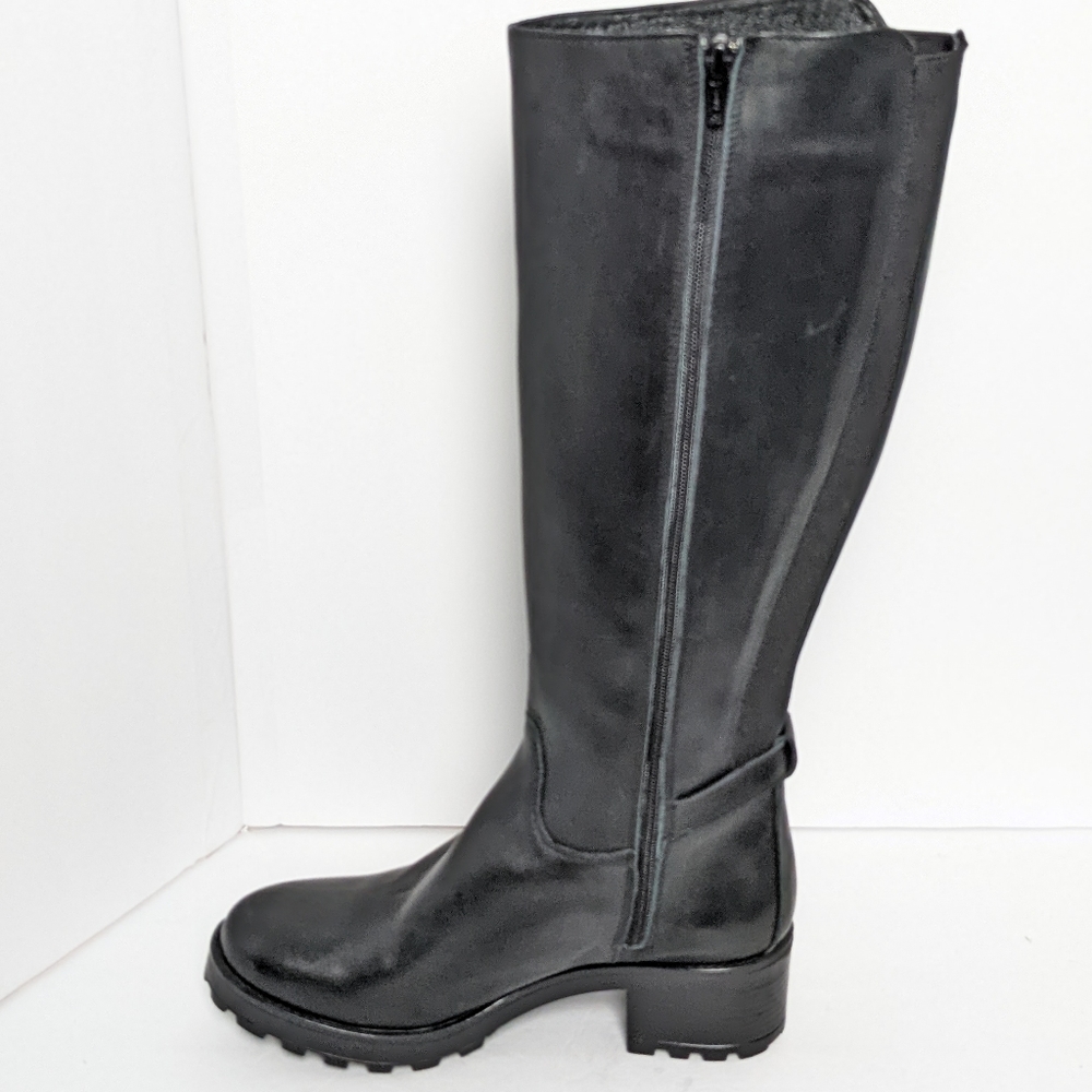 Girotti leather knee high boots - Picture 4 of 16